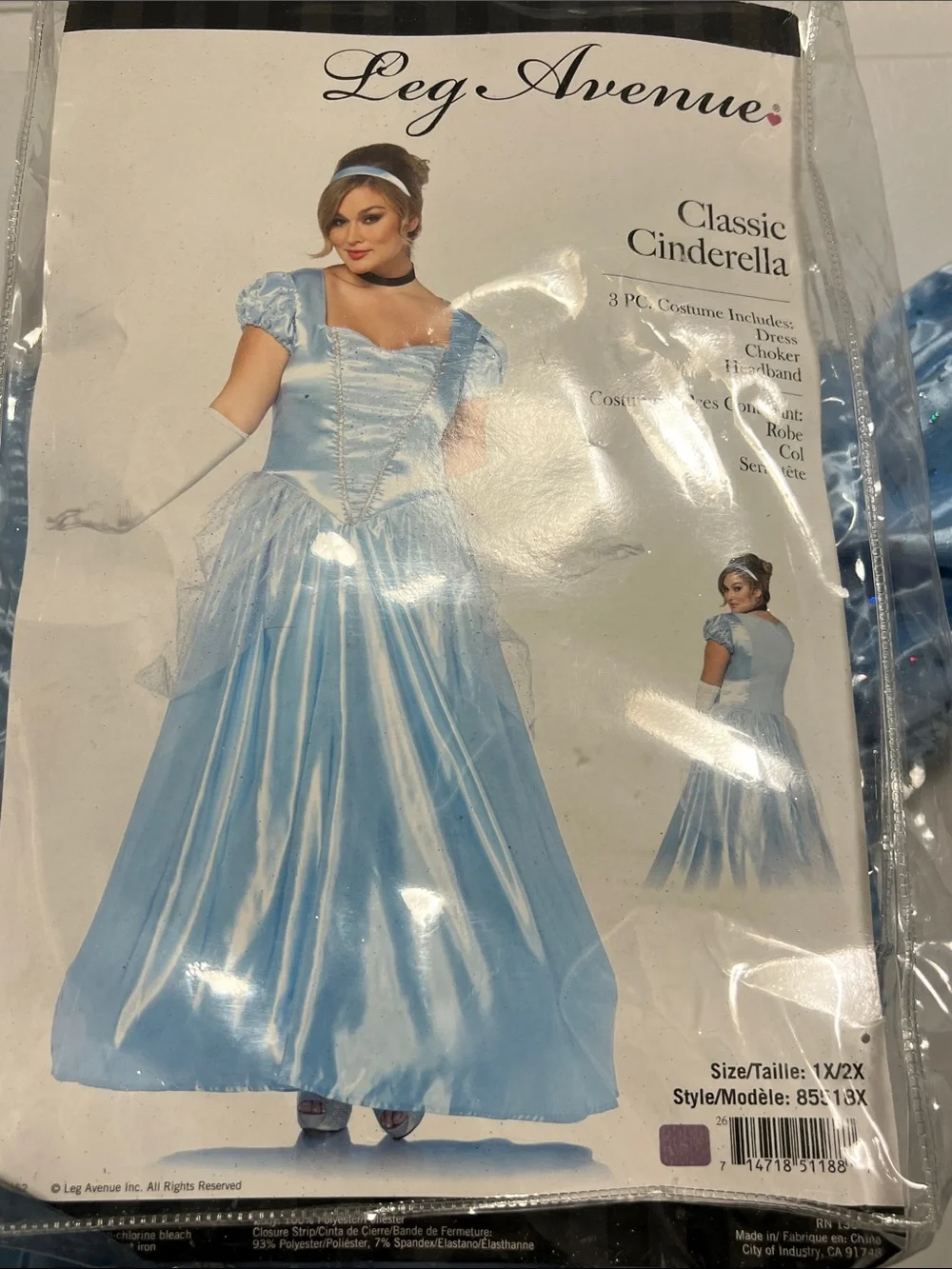Leg Avenue Classic Cinderella Costume - Picture 2 of 4